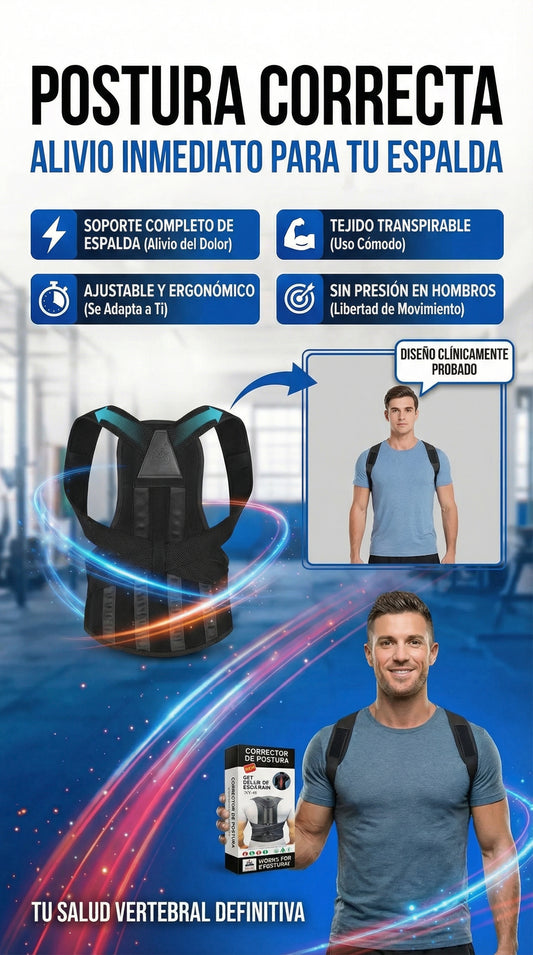 CORRECTOR DE POSTURA HECHO EN POLIESTER